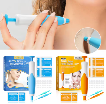2 IN 1 Auto Micro Skin Tag Remover Device Standard And Micro Skin Tag Removal Kit Adult Mole Wart Remover Face Care Beauty Tools