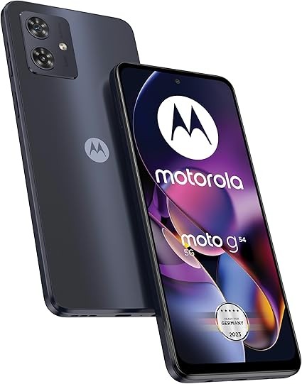 Motorola Moto G54 Dual-SIM 256GB ROM + 8GB RAM (Only GSM | No CDMA) Factory Unlocked 5G Smartphone (Midnight Blue) - International Version